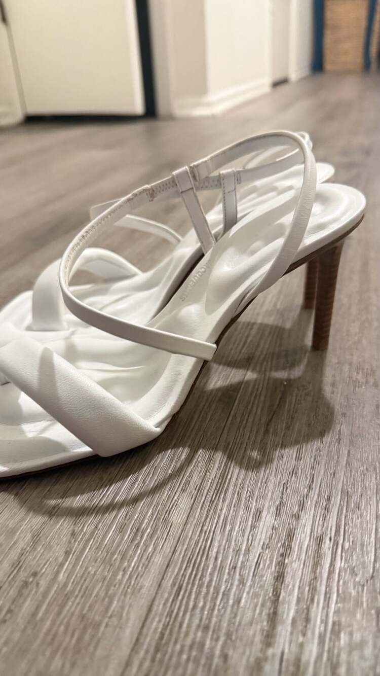 Jacquemus Les Sandales Cuscinu Padded White Leather Slingback Sandals - Picture 4 of 6